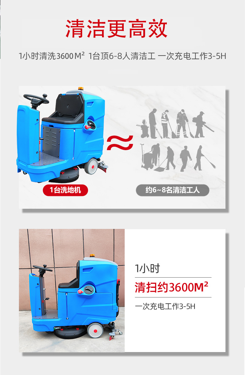 广元驾驶式洗地机更适合用在高铁站